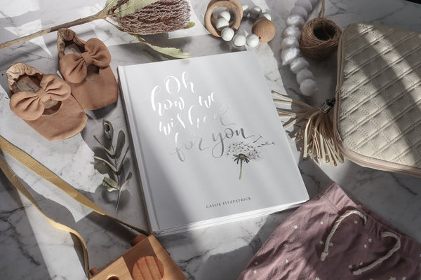 Oh how we wished for you- Silver (Original print)