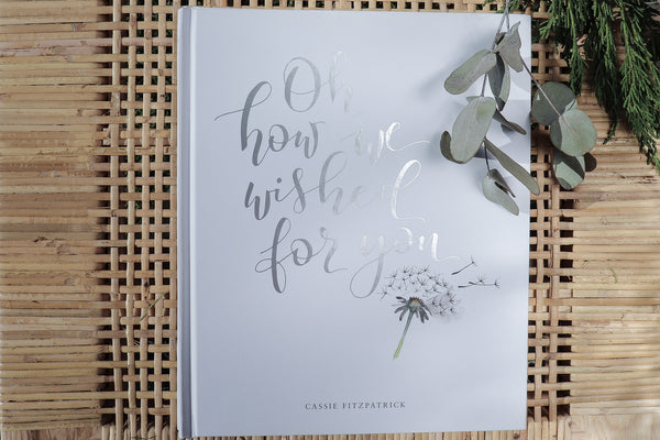 Oh how we wished for you- Silver (Original print)