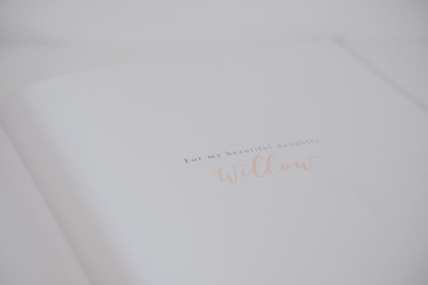 Oh how we wished for you- Silver (Original print)